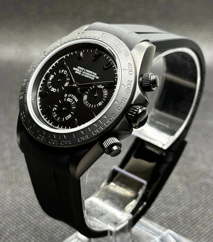 Seiko Mod Daytona Matte Black