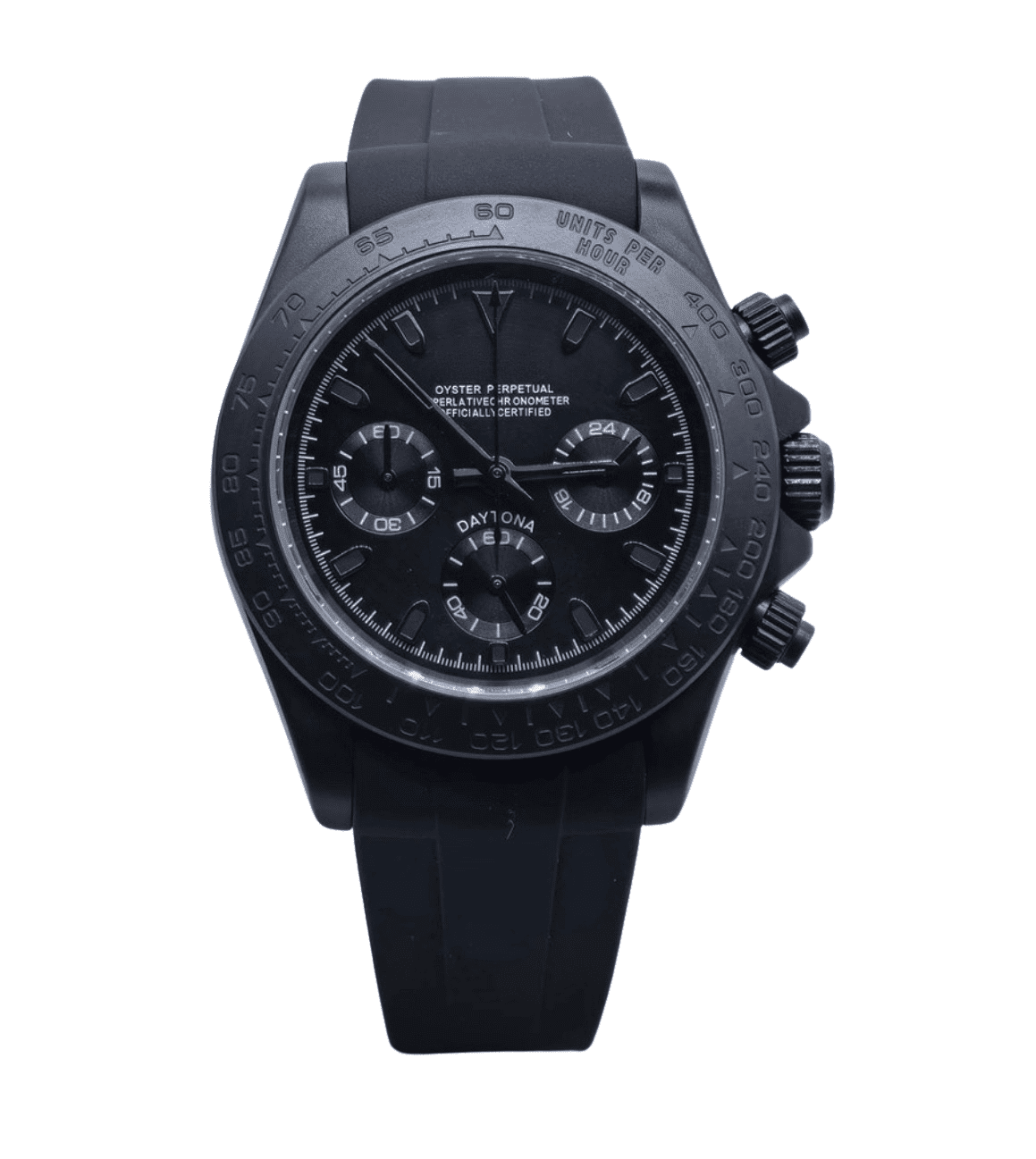 Seiko Mod Daytona Matte Black