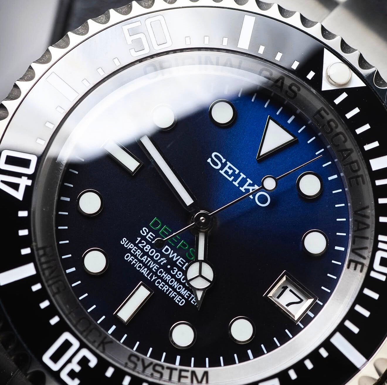 Seiko Mod Deep Sea Blue