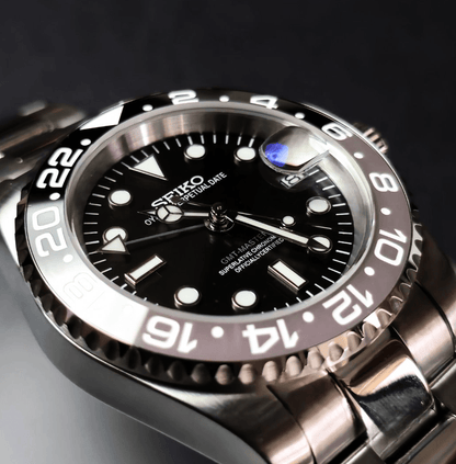 Seiko Mod GMT Bruce Wayne