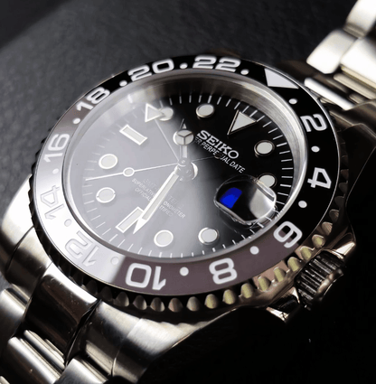 Seiko Mod GMT Bruce Wayne