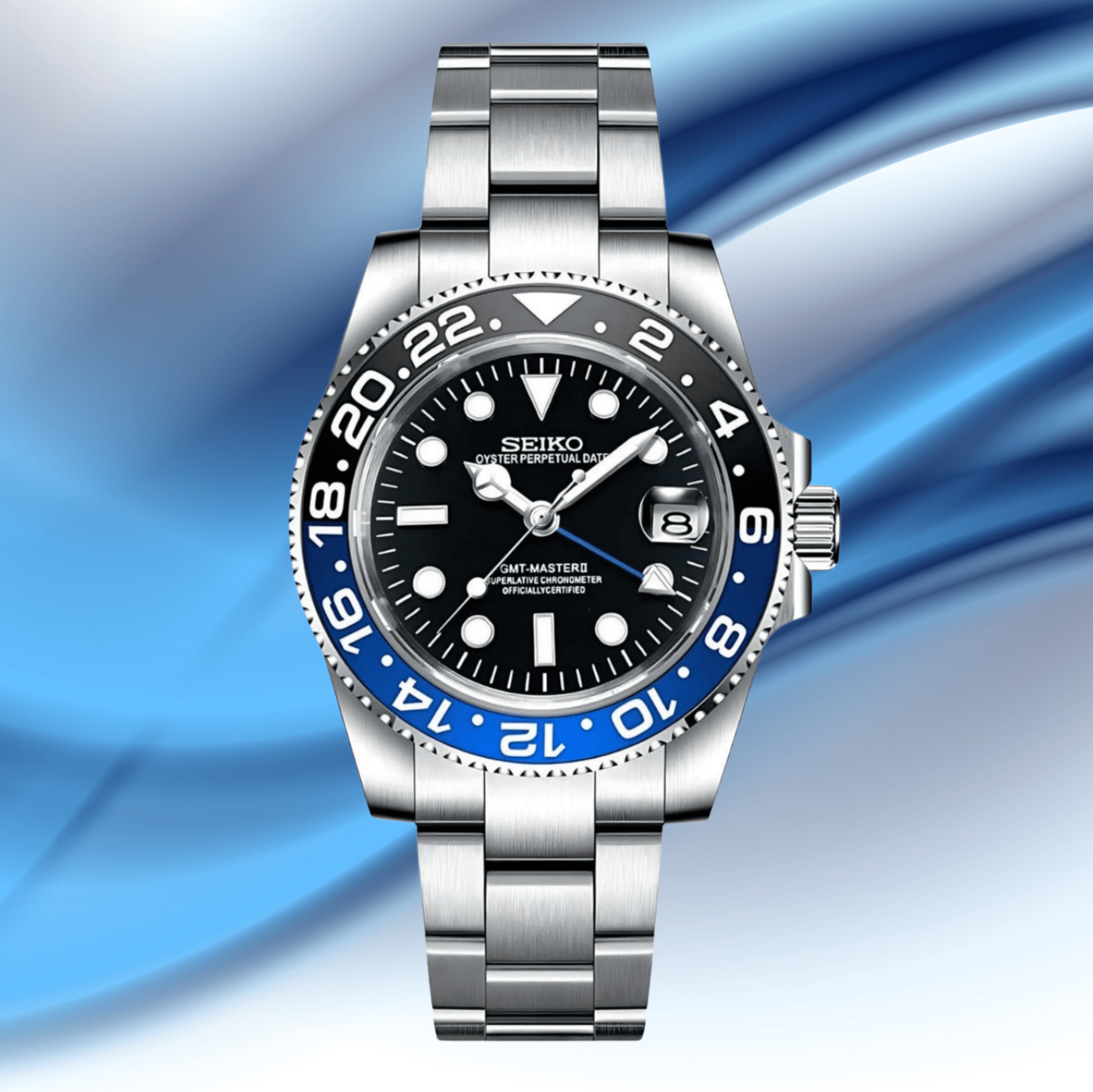 Seiko Mod GMT Batman – NeoLux Watch Co