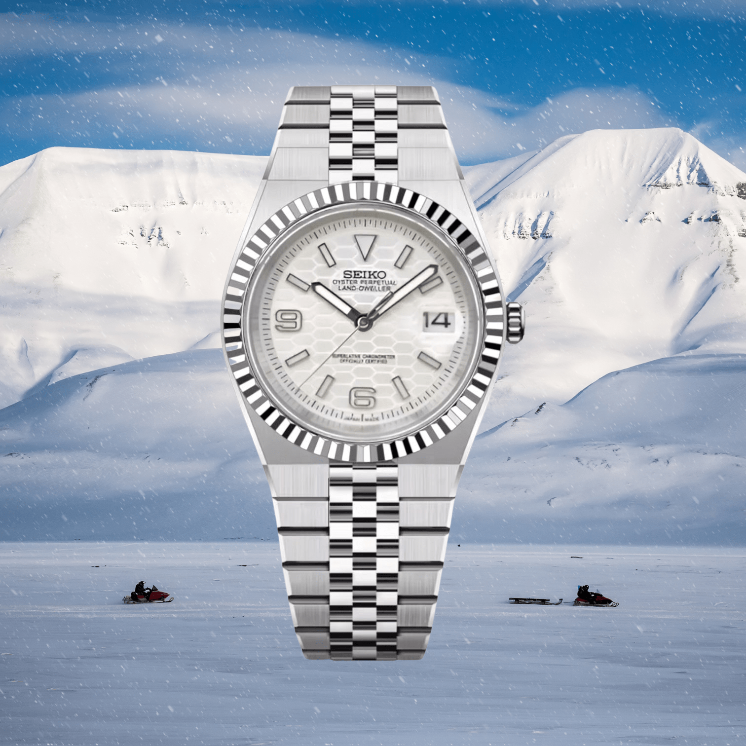 Seiko Mod Land - Dweller Pearly Frost