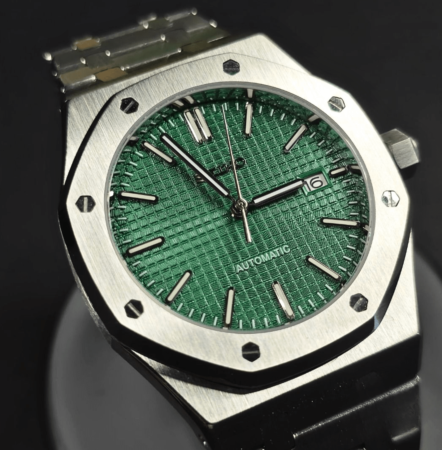 Seiko Mod Royal Oak Green