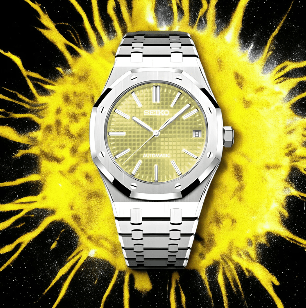 Seiko Mod Royal Oak Lemon