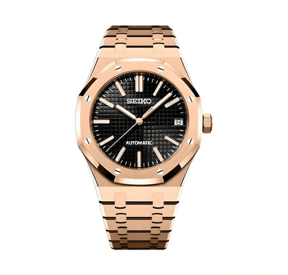 Seiko Mod Royal Oak Rose Gold