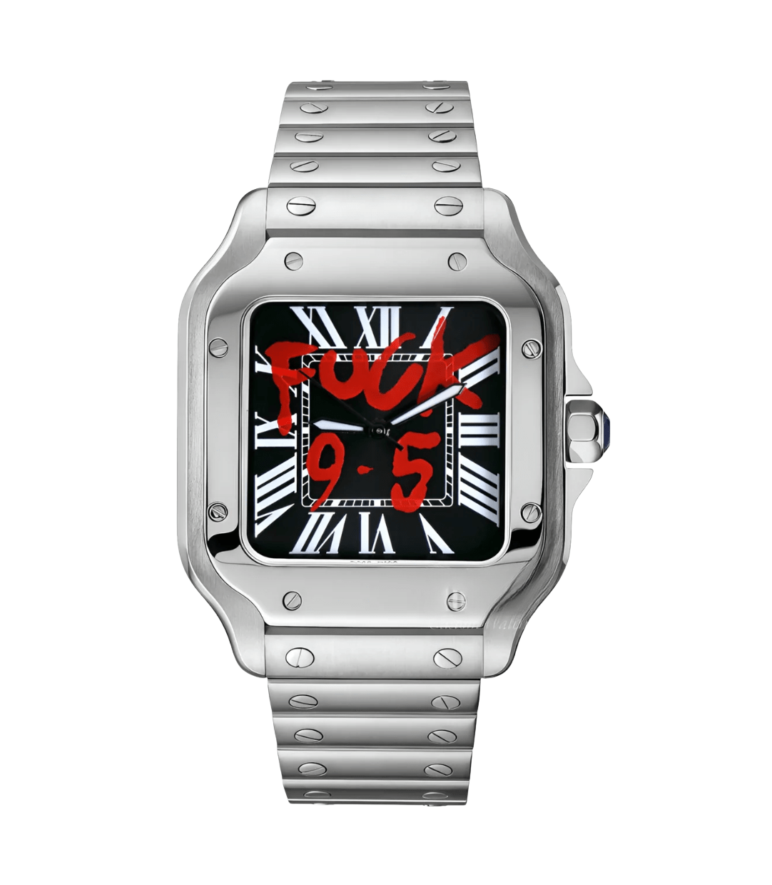 Seiko Mod Santos "9 - 5" Black