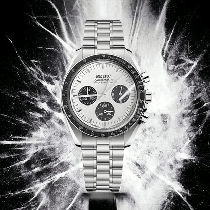 Seiko Mod Speedmaster Moonwatch - White