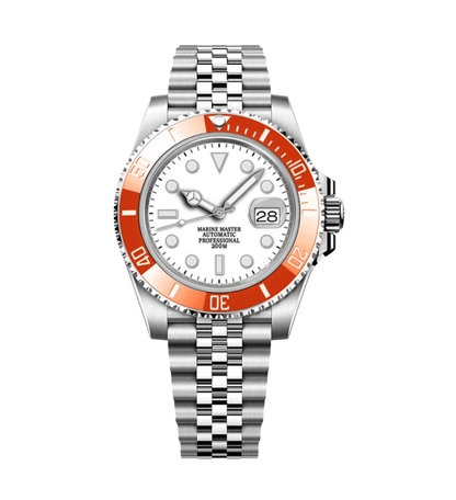 Seiko Mod Submariner Amber Orange