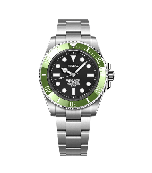 Seiko Mod Submariner Lime Reactor (No Date)