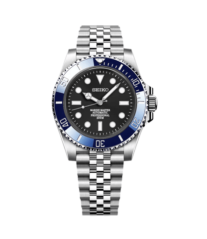 Seiko Mod Submariner Navy Blue (No Date)