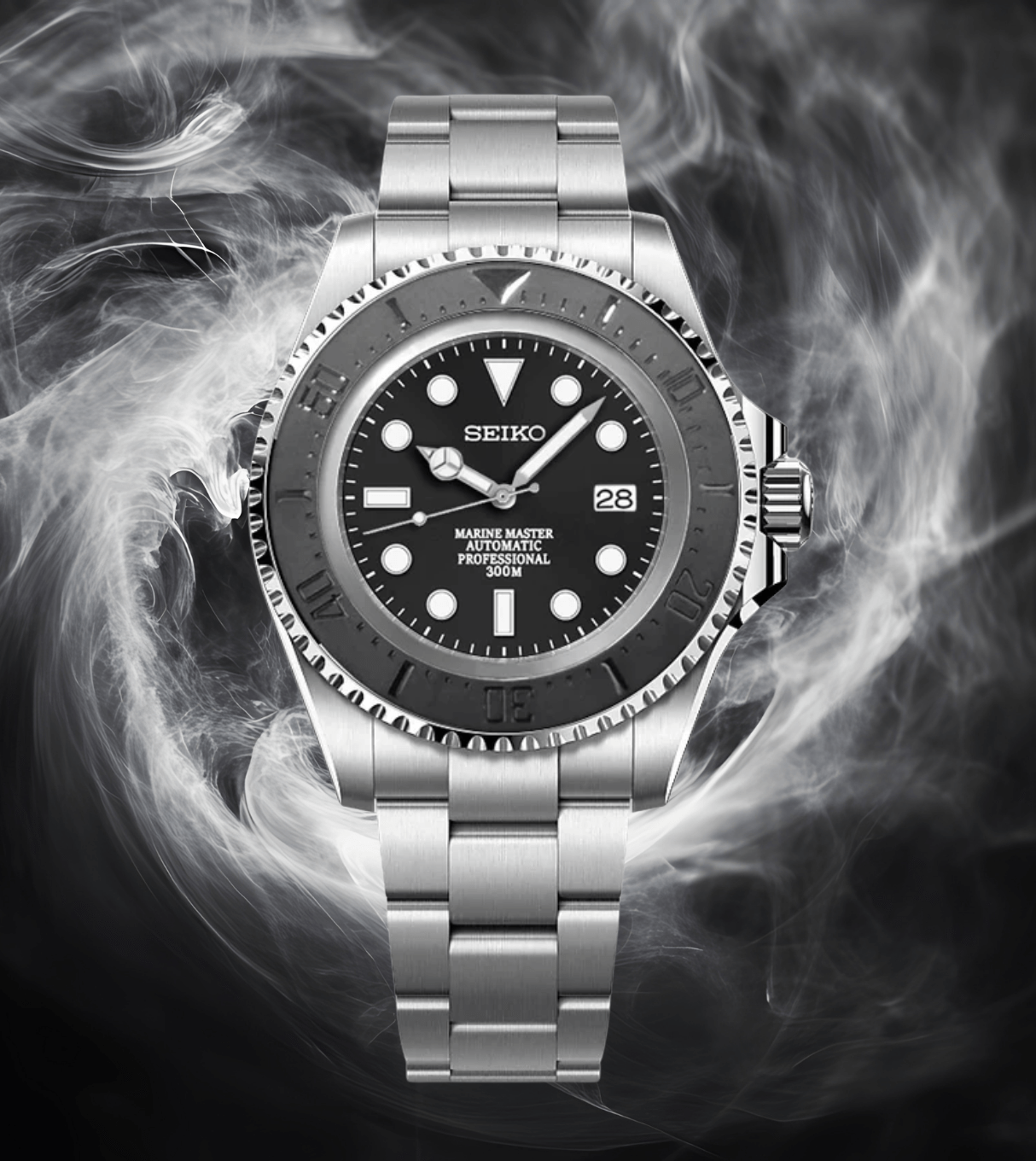 Seiko Mod Submariner Smoke