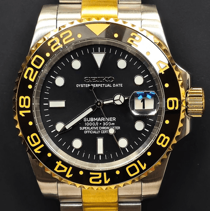 Seiko Mod Submariner Two Tone