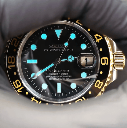 Seiko Mod Submariner Two Tone