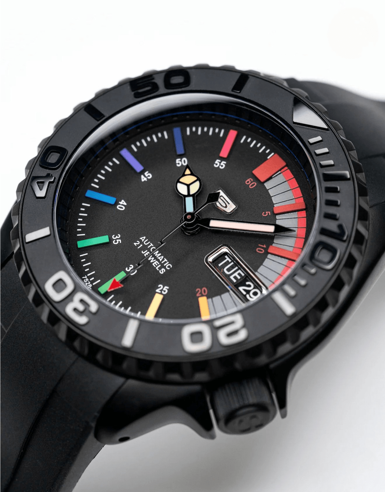 SKX Mod 5 Triple Black Rainbow