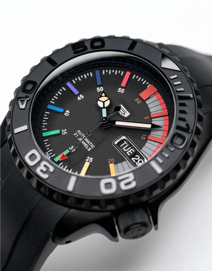 SKX Mod 5 Triple Black Rainbow