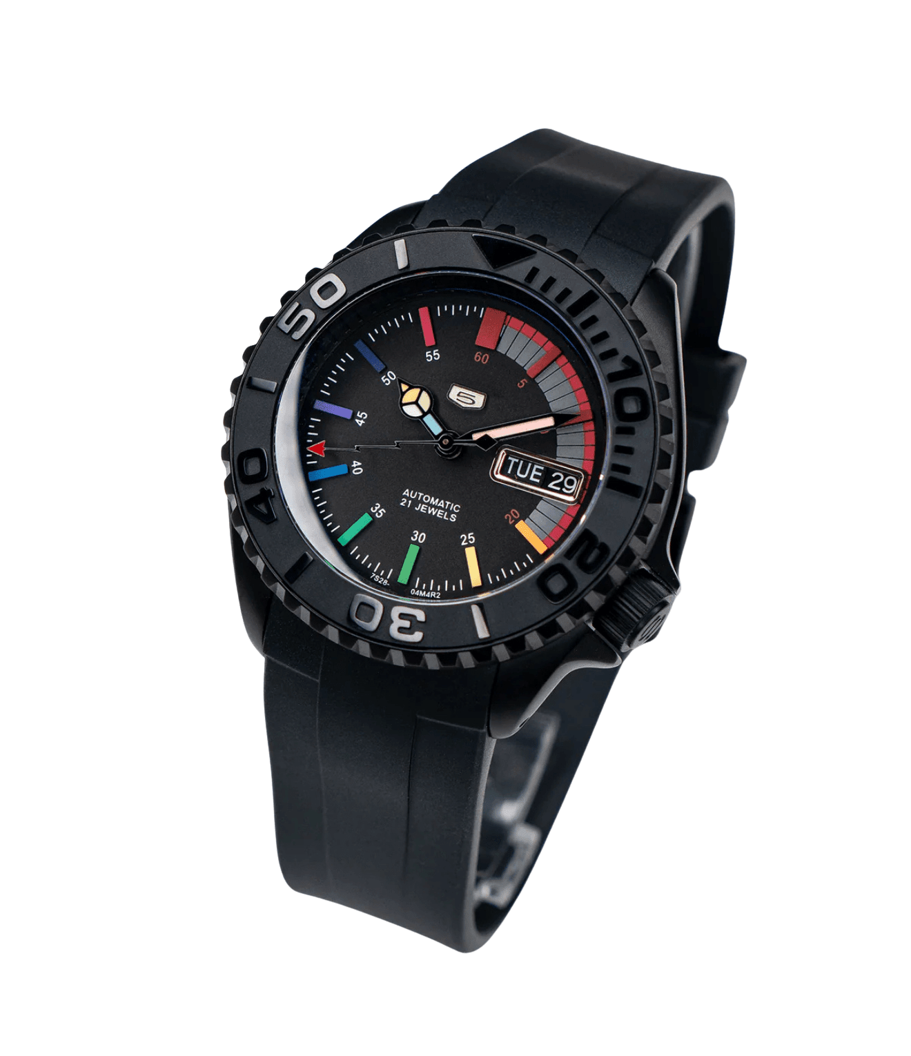 SKX Mod 5 Triple Black Rainbow