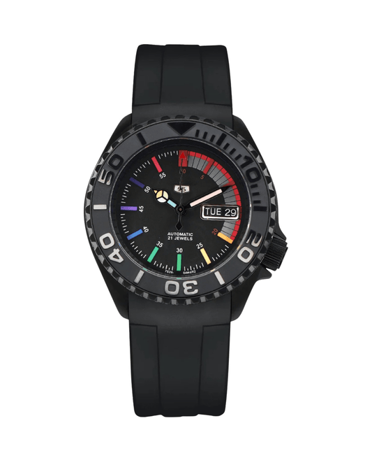 SKX Mod 5 Triple Black Rainbow