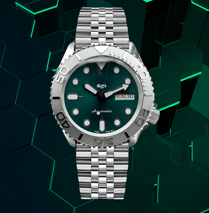 SKX Mod Silver Green