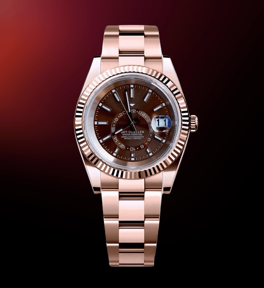 Sky - Dweller Mod Rose Gold Champagne