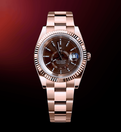 Sky - Dweller Mod Rose Gold Champagne